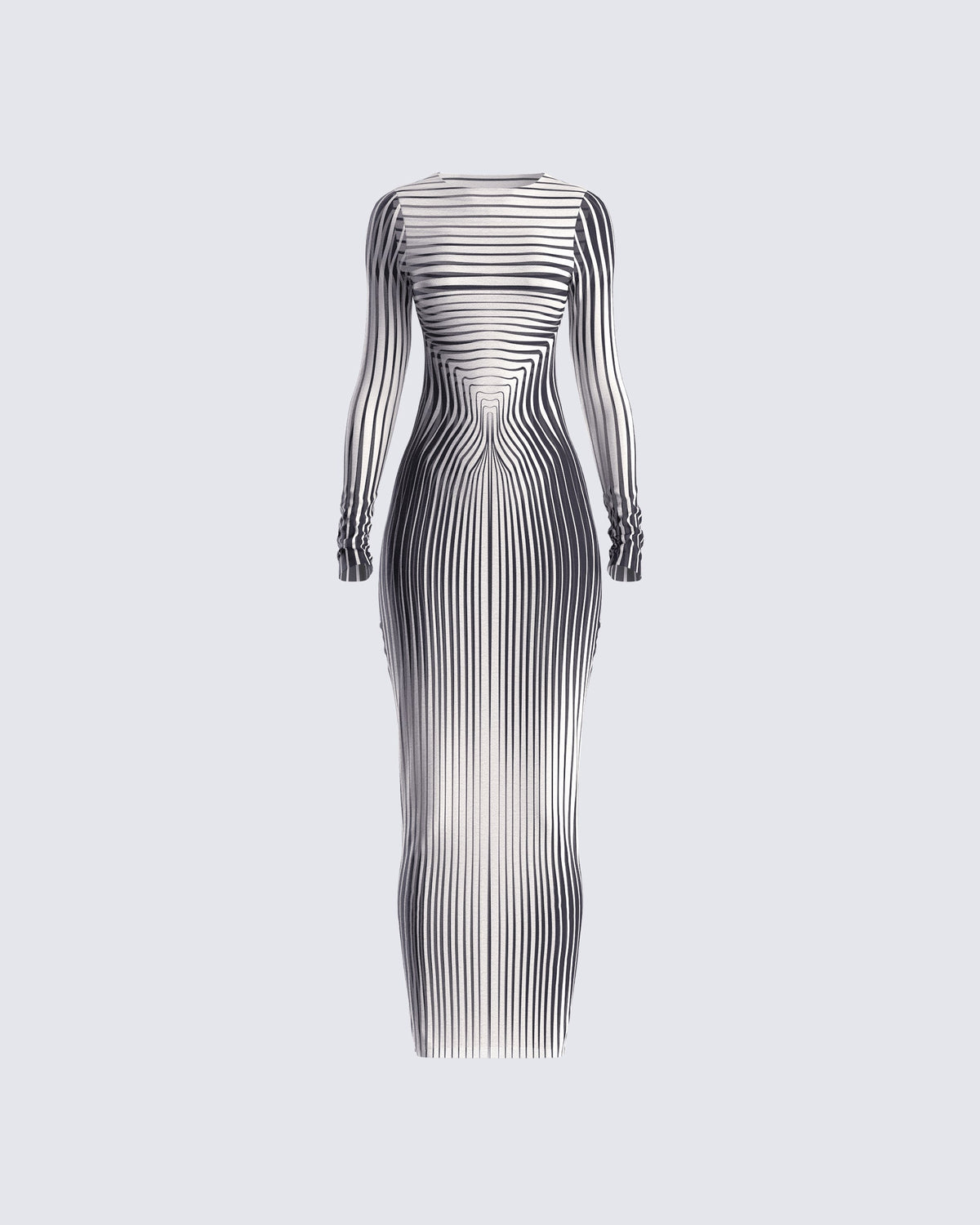 Vestido Artina com Estampa de Ilusão