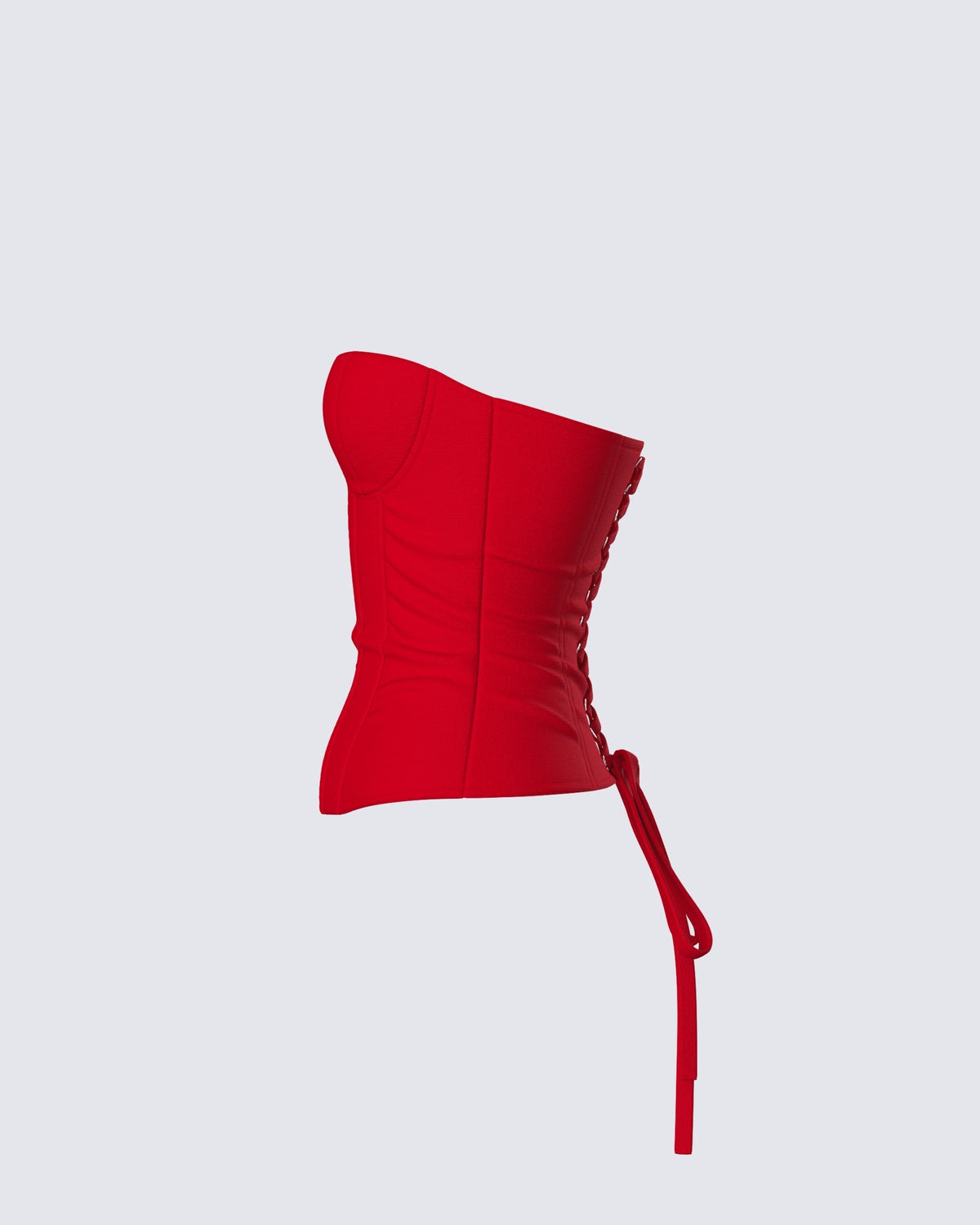 Top Corset Tayah Vermelho de Tule