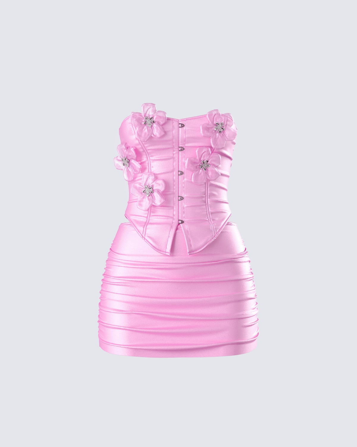 Conjunto Rivi Rosa Corset Floral