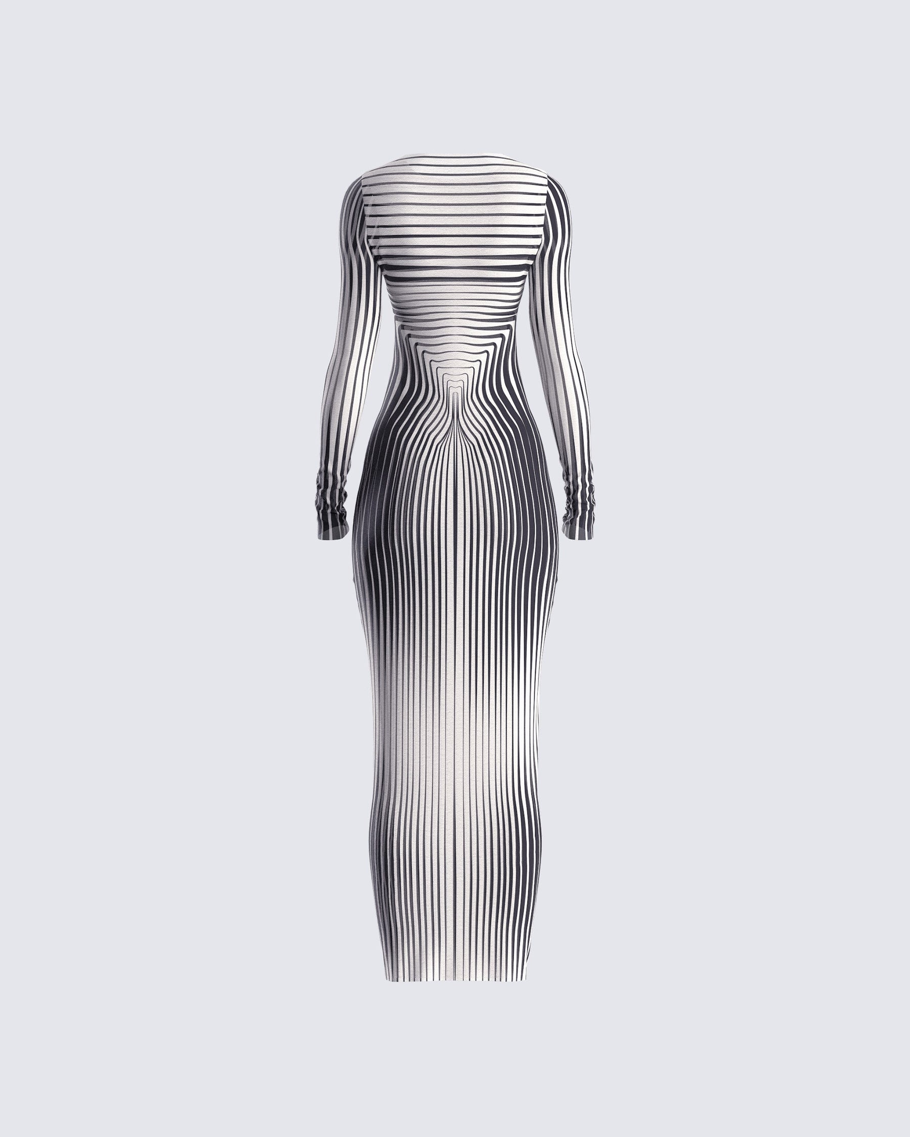 Vestido Artina com Estampa de Ilusão