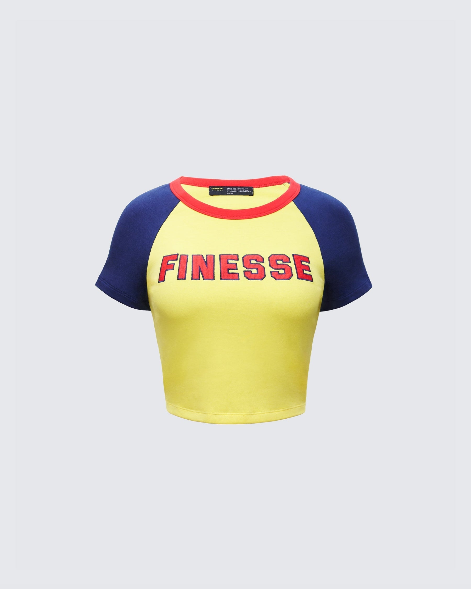 Cropped Amber Amarelo Estampado