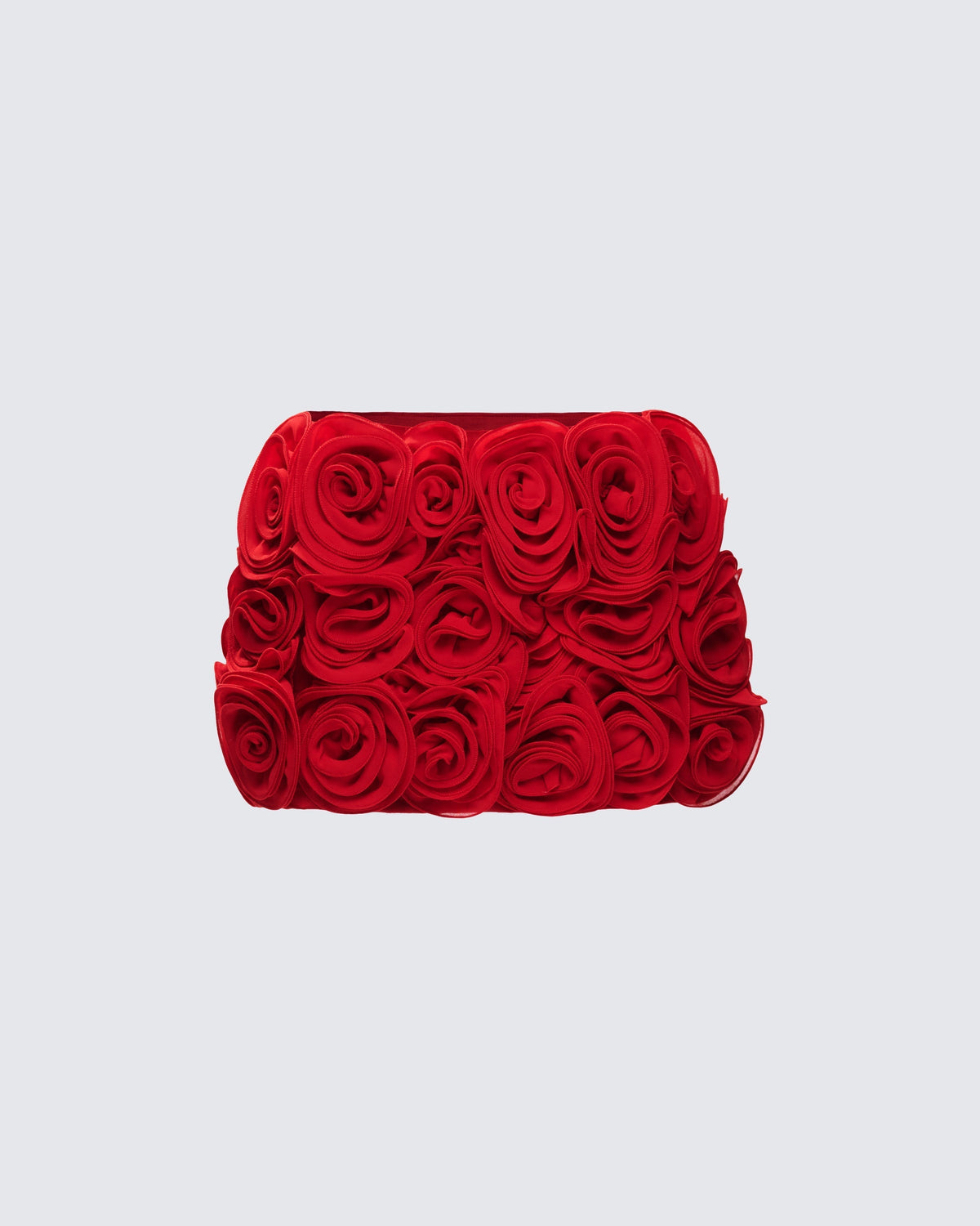 Minissaia Tayah Vermelha com Aplicação de Rosas