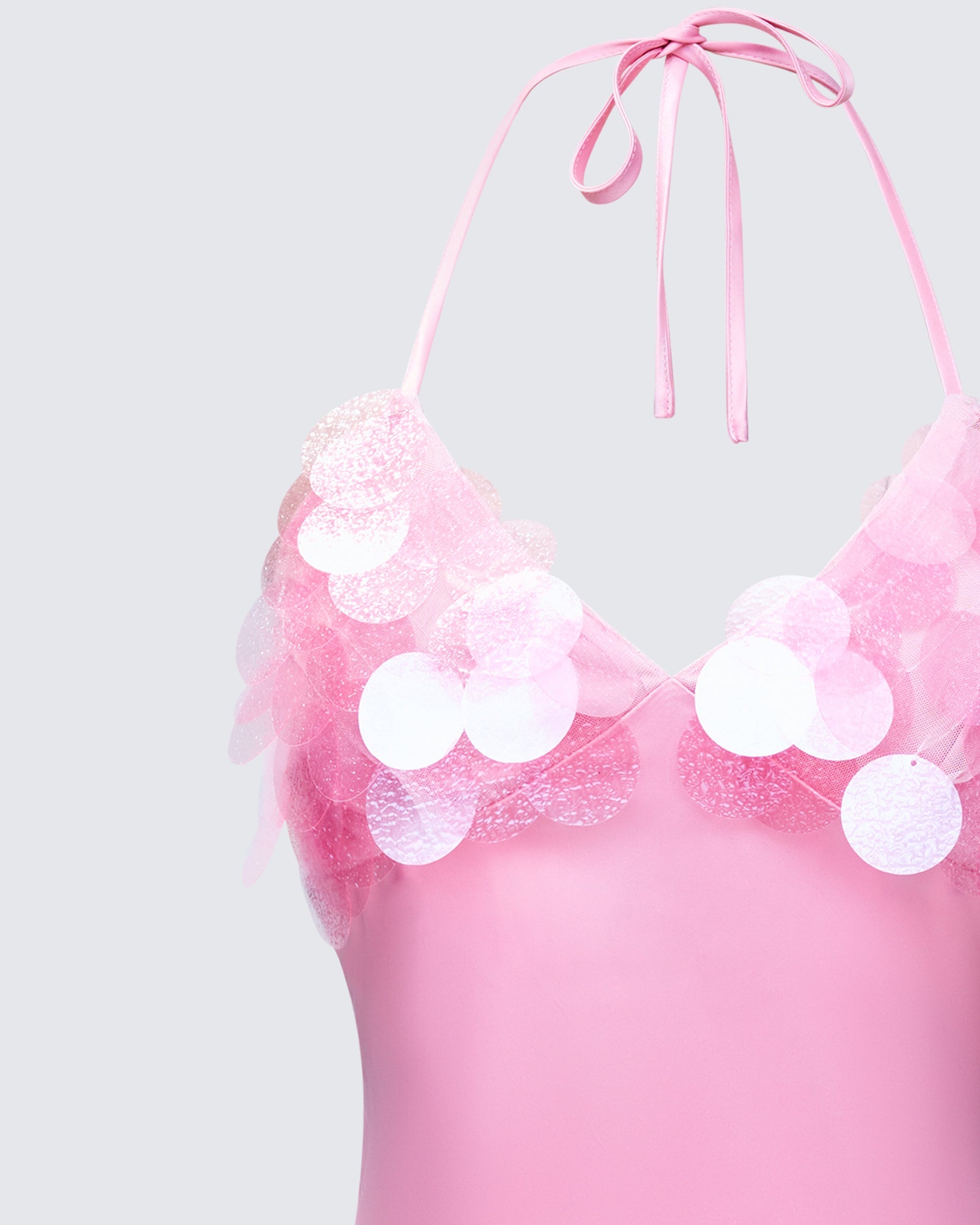 Top Pearle Rosa de Paetê Disco