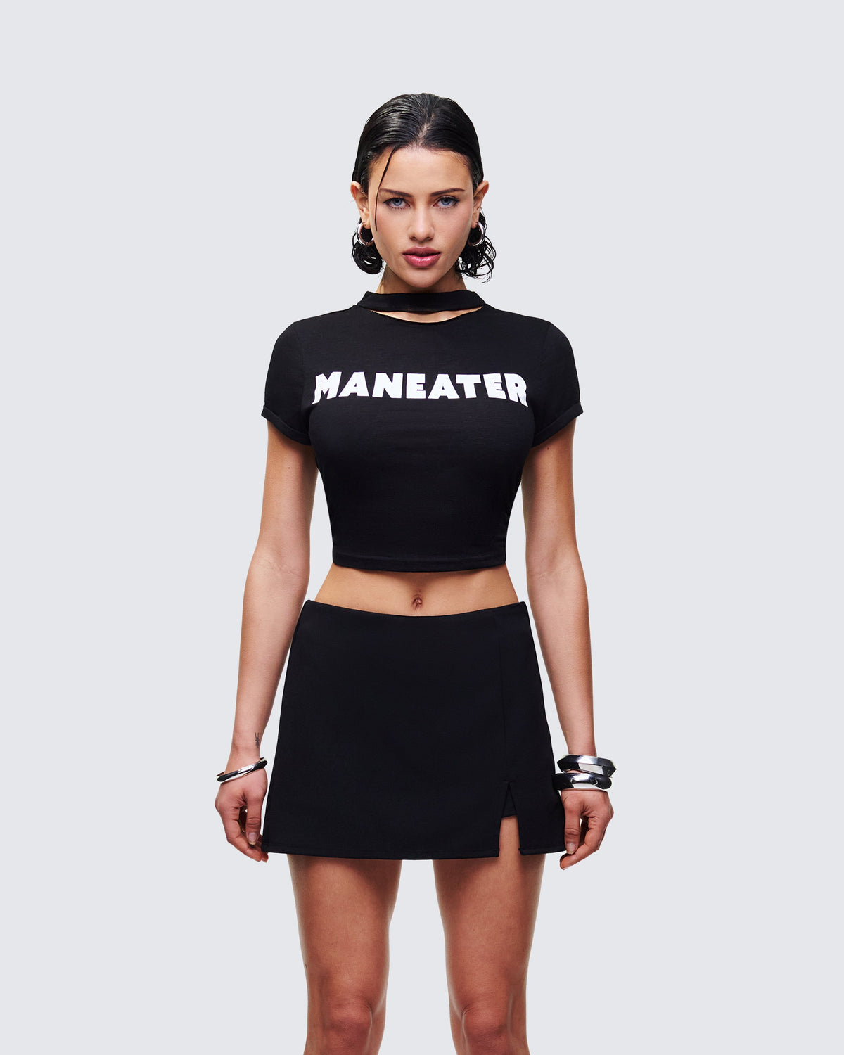 Cropped Monte Preto Estampado