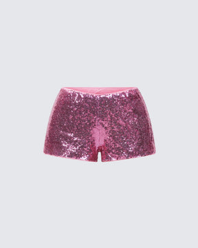 Shorts Posie Rosa de Paetê