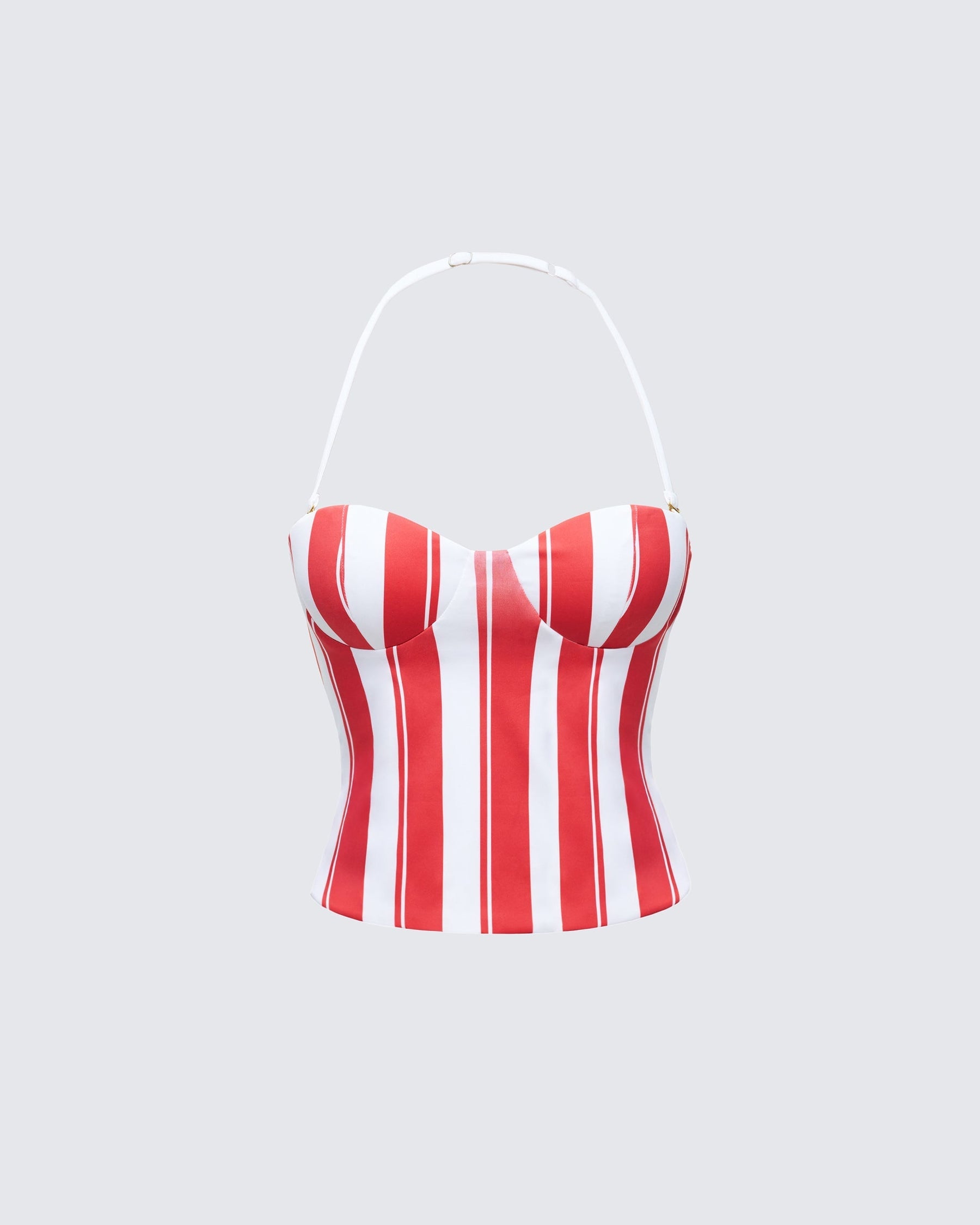 Top Risa Vermelho Listrado