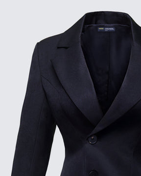 Blazer Zila Preto Acinturado
